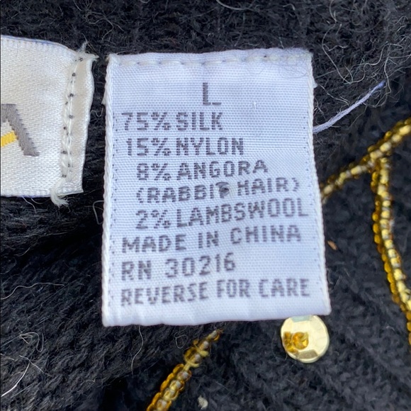 Cristina sweater jacket Blazer size Large L - Picture 7 of 7